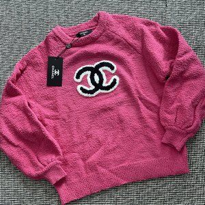 Chanel Barbie Pink Teddy Sweater
